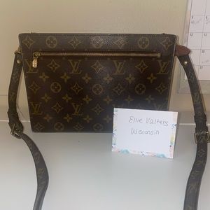 Vintage LOUIS VUITTON Monogram Enghien With shoulderstrap